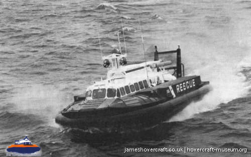 SRN6 with the Canadian Coastguard -  (credit: The <a href='http://www.hovercraft-museum.org/' target='_blank'>Hovercraft Museum Trust</a>).